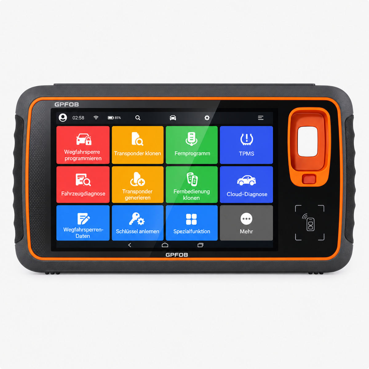 Kfz-Diagnosegerät mit 5-Zoll-Display